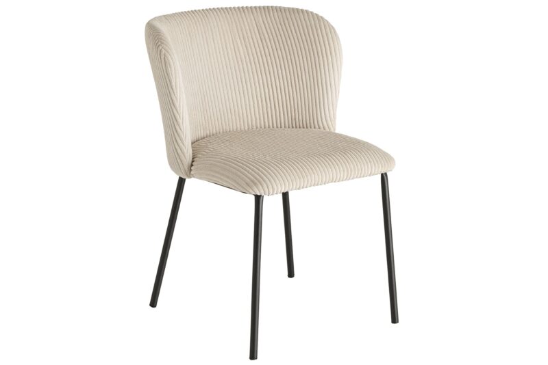 Krzesło LYON – tkanina sztruksowa cord beige 44961