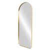 Lustro ścienne ARCA 160 cm – aluminiowa rama w kolorze złotym 48236