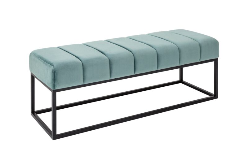 Ławka PETIT BEAUTE 110 cm – welur mint 44268