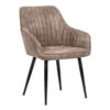 Krzesło TURIN z podłokietnikami – mikrofibra grey 38790