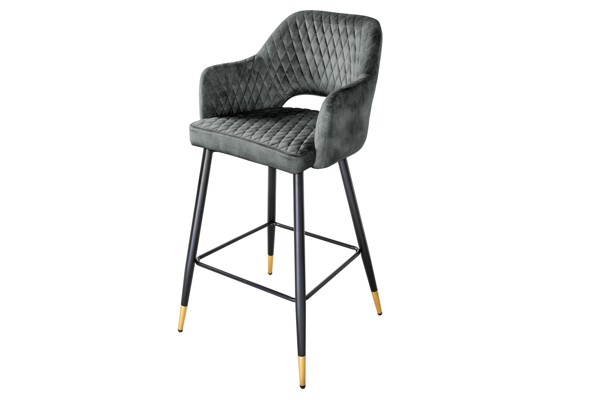 Hoker PARIS 76 cm z dekoracyjnym pikowaniem – welur grey-green 41517 Hoker PARIS 76 cm z dekoracyjnym pikowaniem – welur grey-green 41517