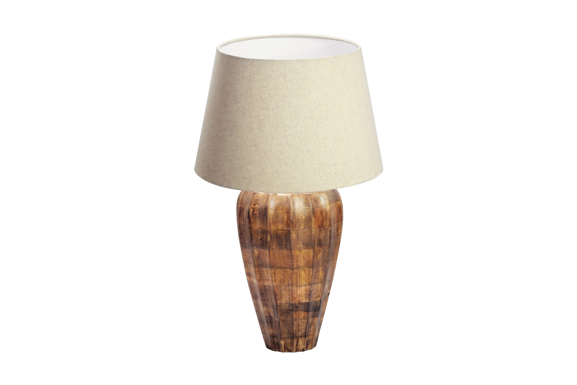Lampa stołowa PURE NATURE 65 cm – drewno mango 48095