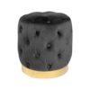 Pufa MODERN BAROCK 35 cm – welur black 40732