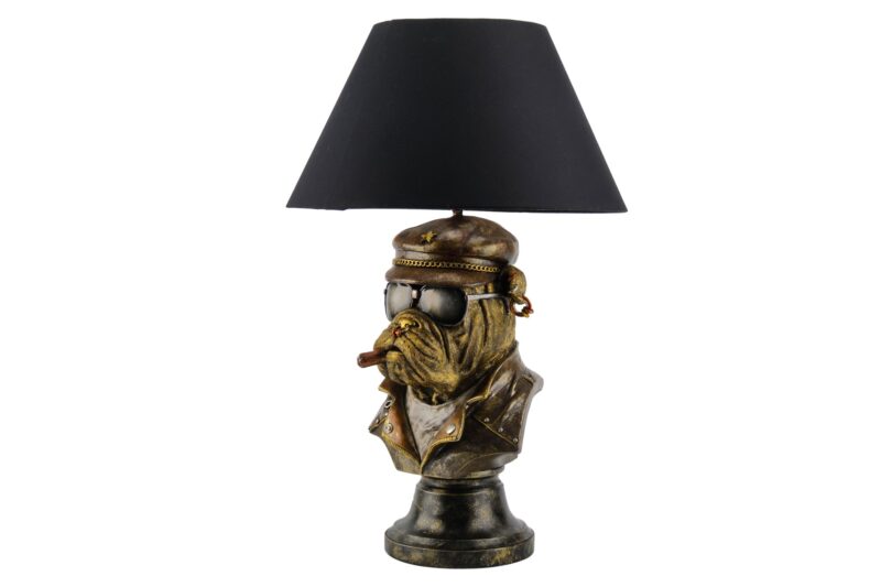 Lampa stołowa BULLDOG 55 cm – brązowo-czarna 48005