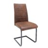 Krzesło wspornikowe APARTMENT – mikrofibra antique brown 39377