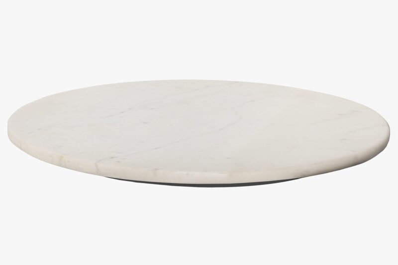Obrotowa taca SERVANT MARBLE 50 cm 360° – biały marmur 46086