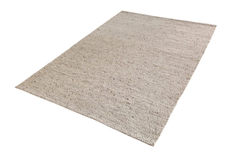 Dywan WOOL 160 × 240 cm – srebrnoszary, wełna i poliester 41717