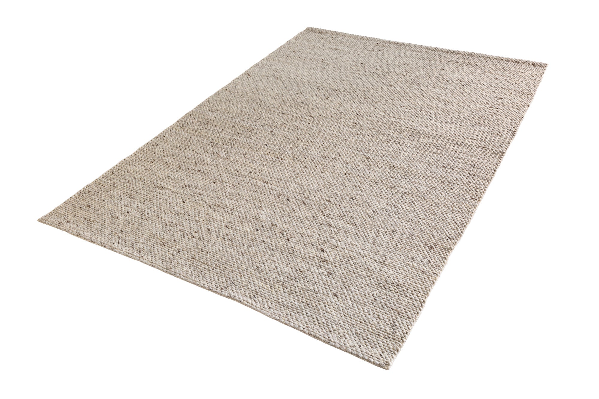 Dywan WOOL 160 × 240 cm – srebrnoszary, wełna i poliester 41717