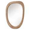 Lustro ścienne ORGANIC 105 cm – owalne lustro z ramą z drewna sosnowego 46489