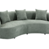 Sofa ATELIER 230 cm – 3-osobowa, Bouclé szałwiowa 49130