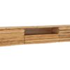 Szafka RTV wisząca RELIEF 200 cm – naturalne drewno akacjowe 45795