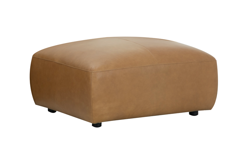 Podnóżek BIG GEORGE 95 cm – skóra Cognac, koniakowy 48581