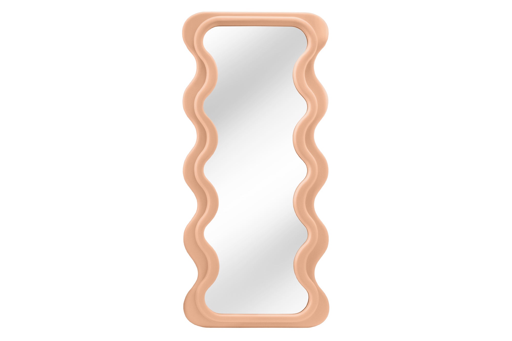 Lustro ścienne CURVY 160 cm – designerskie lustro z falowaną ramą 44676