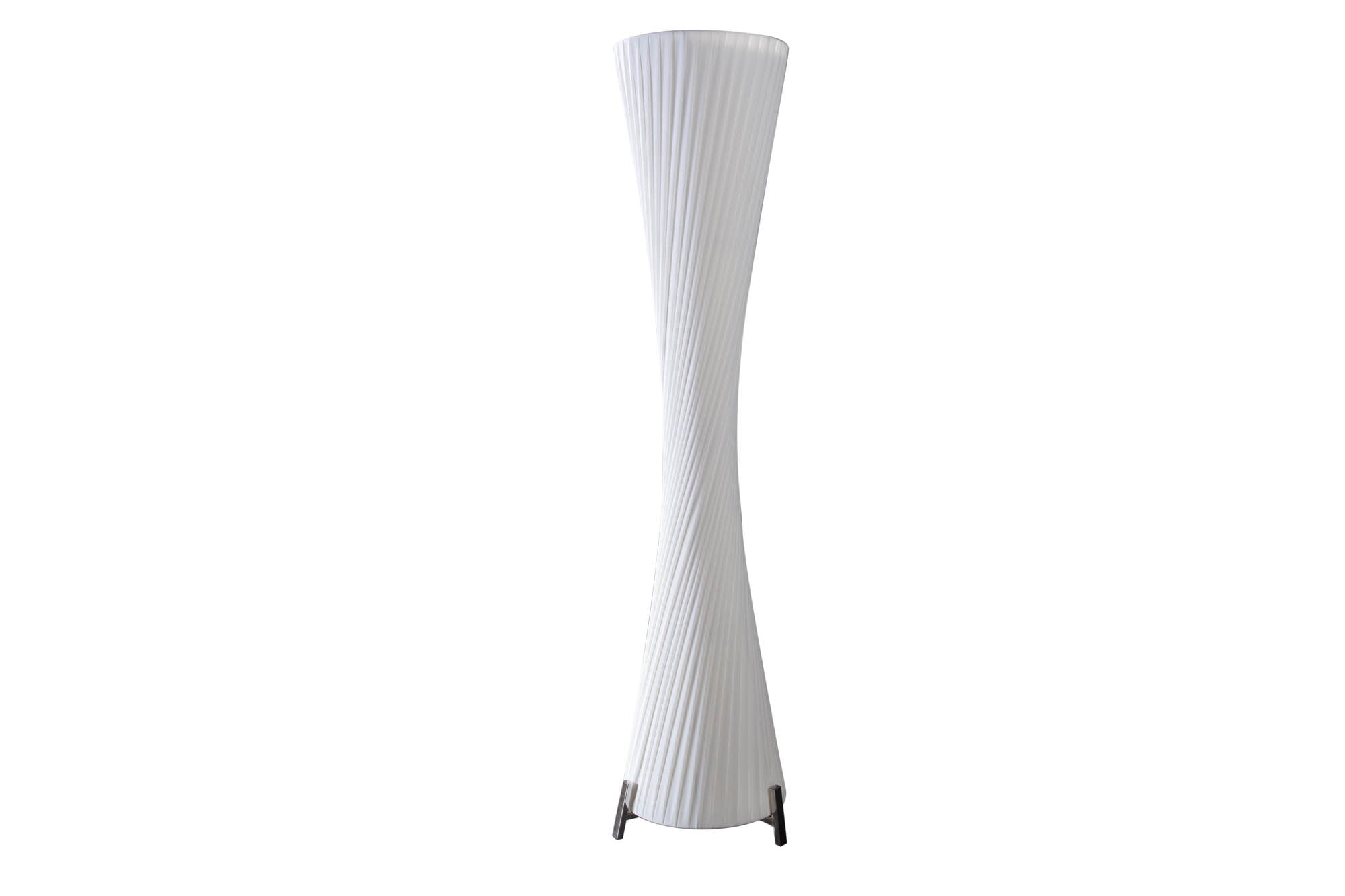 Lampa podłogowa PARIS 160 cm – zwężana forma, biały latex 7680