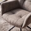 Krzesło obrotowe SIGNATURE 360° – welur taupe 48794