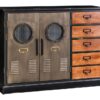 Komoda SECRETS 95 cm – vintage brąz, drewno sosnowe 48165