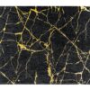 Dywan MARBLE 160 × 240 cm – czarno-złoty 43724