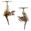 Wieszaki WILDLIFE BIRDS 43 cm – zestaw 2 szt. z ptakami, antyczne złoto 44881