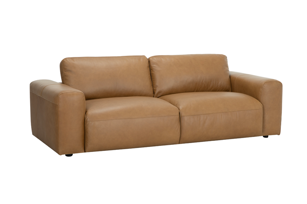 Sofa BIG GEORGE 245 cm – 3-osobowa, 100% skóra naturalna Cognac 48579