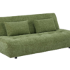 Sofa rozkładana ELYPSE 200 cm – 3-osobowa, szenilowa zielona 48663