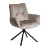 Krzesło obrotowe SIGNATURE 360° – welur taupe 48794