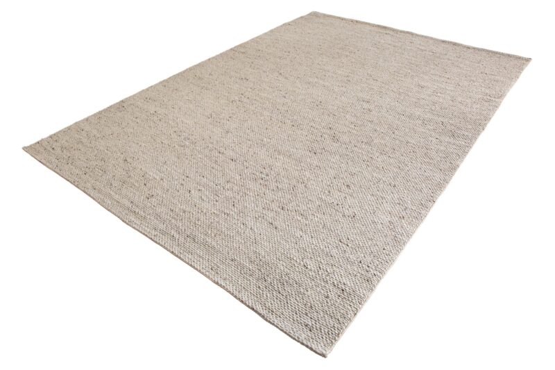 Dywan WOOL 350 × 240 cm – srebrnoszary, wełna i poliester 41718
