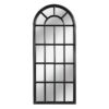 Lustro ścienne CASTILLO 140 cm – czarne 43631