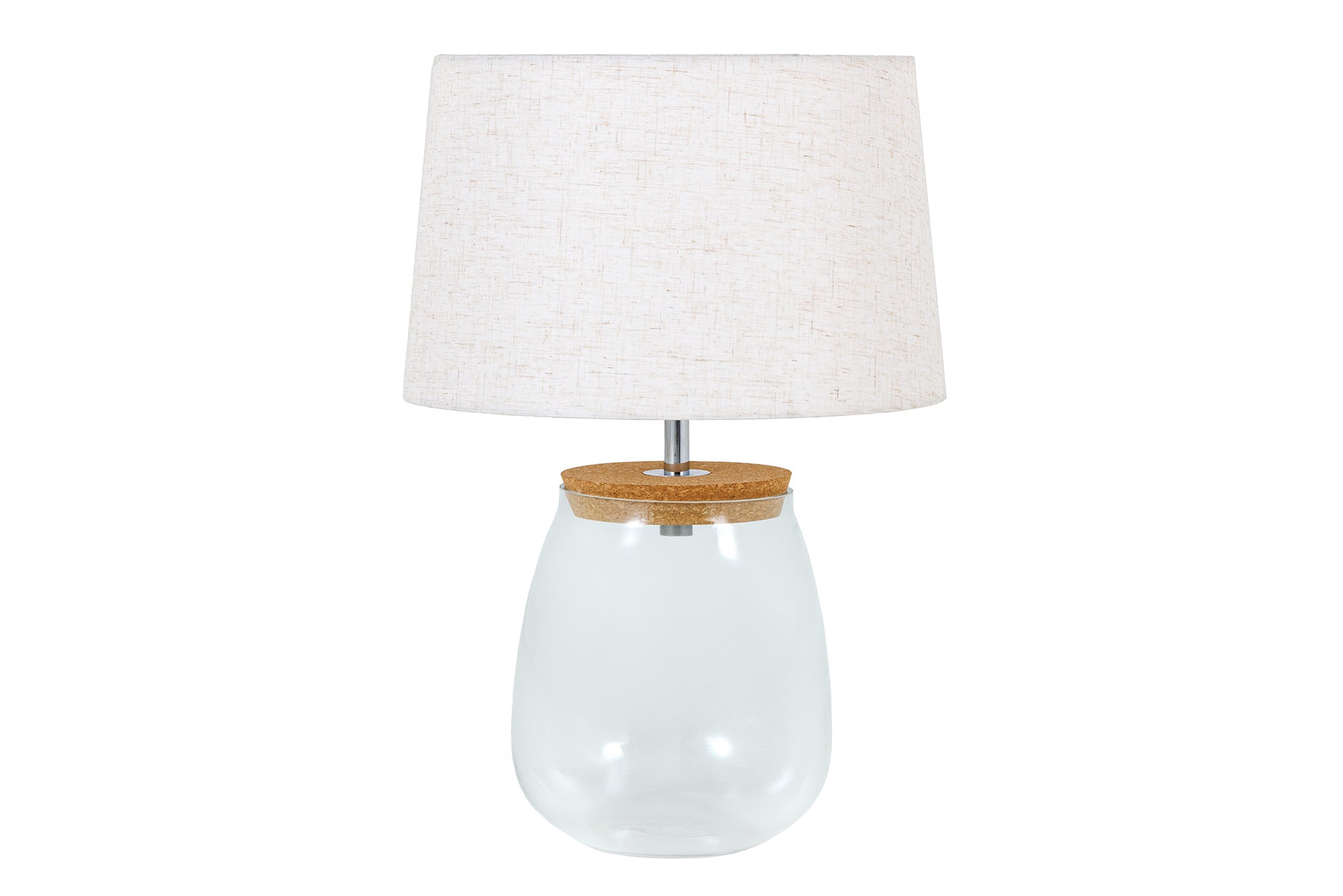 Lampa stołowa CLASSICO 60 cm – transparentna szklana podstawa do wypełnienia 44817