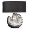 Lampa stołowa SHELL – srebrna podstawa, bez abażuru 42736