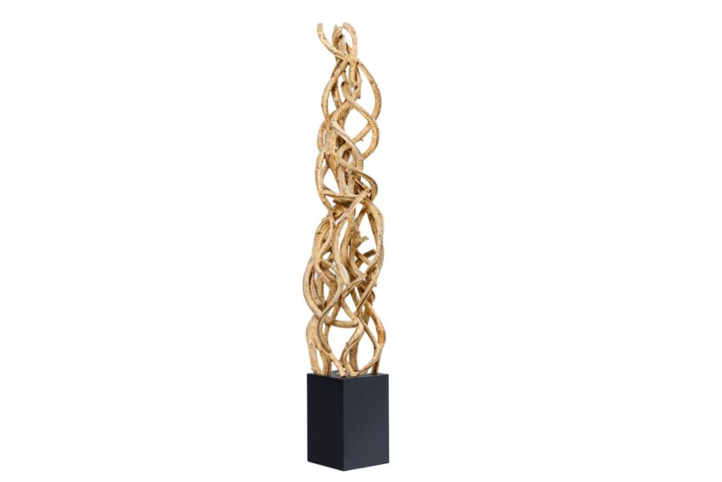 Lampa podłogowa VIGNE 150 cm – recyklingowane drewno 43075