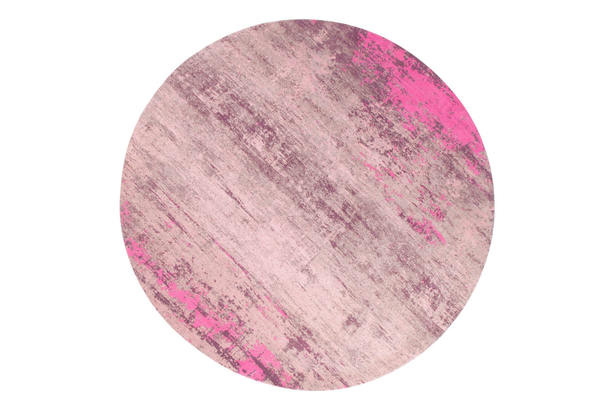Dywan MODERN ART Ø150 cm – okrągły beżowo-różowy 41261