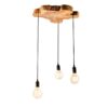 Lampa wisząca HYPNOTIC 50 cm – naturalne drewno longan 44686