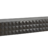 Szafka RTV VULCANO 160 cm – wisząca, drewno mango czarne 47768