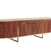 Szafka RTV GATSBY 160 cm – drewno mango, blat trawertynowy 49282