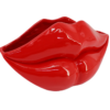 Wazon dekoracyjny LIP 40 cm – czerwone usta, glamour 70090