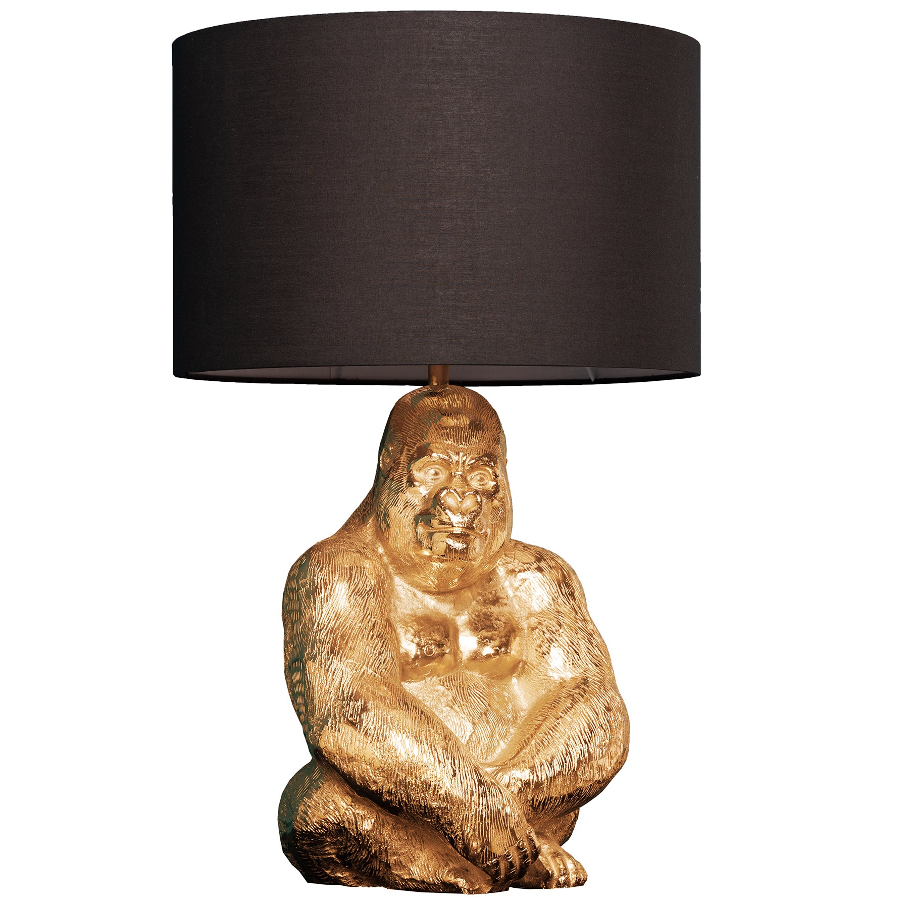 Lampa stołowa GORILLA 60 cm – złota podstawa, bez abażuru 43193