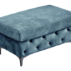 Podnóżek MODERN BAROCK 95 cm – aksamit petrol 48648