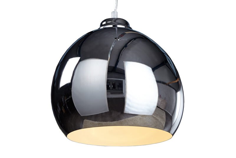 Lampa wisząca CHROMAGON – chromowany metalowy klosz 8605
