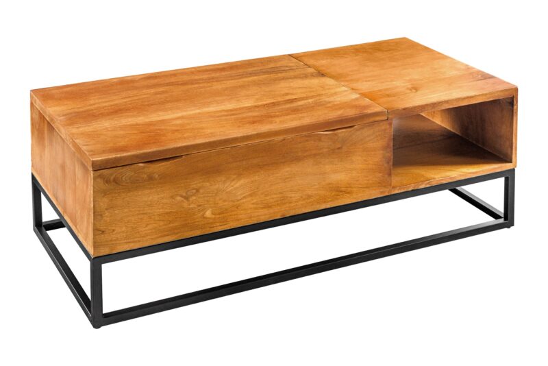Stolik kawowy MAKASSAR FUNCTION 110 cm – drewno mango Honey Finish 49379
