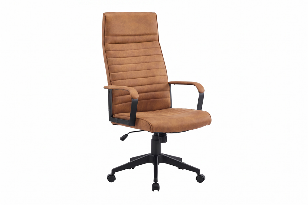 Fotel biurowy LAZIO – mikrofibra Vintage Brown 48704