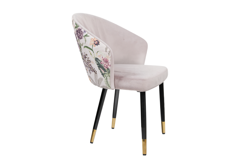 Krzesło MAISON CLASSIQUE – aksamit liliowy 70004