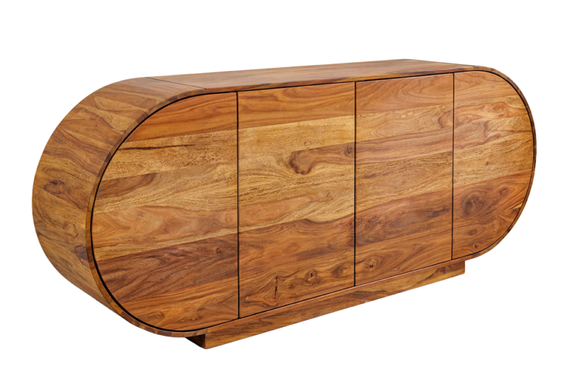 Komoda ORGANIKO 180 cm – drewno sheesham, brązowa 49226