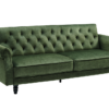 Sofa rozkładana MAISON BELLE AFFAIRE 220 cm – velvet moss green 47996