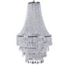 Żyrandol ROYAL XL 105 cm – transparentny, styl barokowy 6790