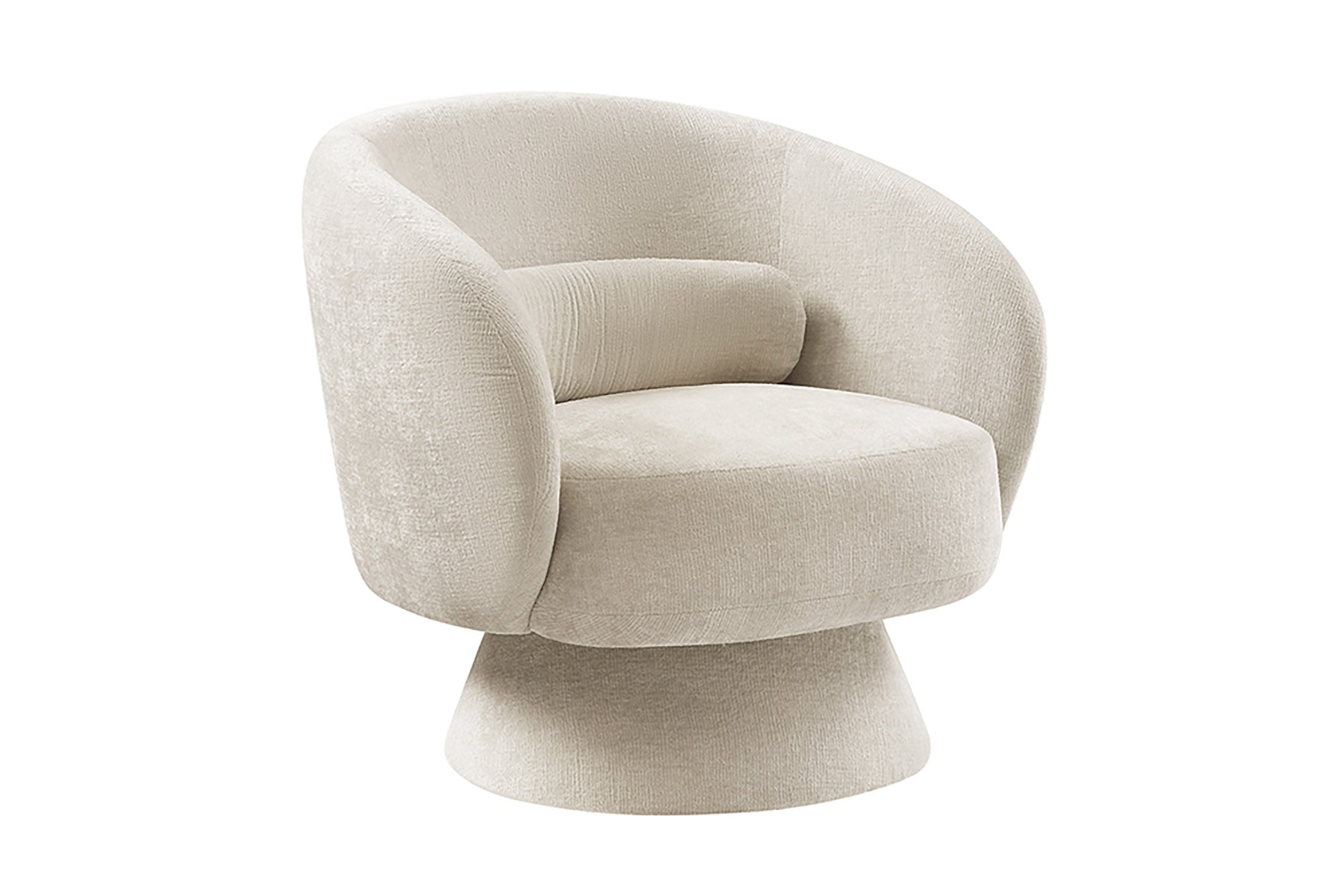 Fotel obrotowy BOSSA NOVA 360° – Chenille beżowy 47463