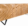 Komoda FLUID 175 cm – drewno mango 3D, kremowa 49224