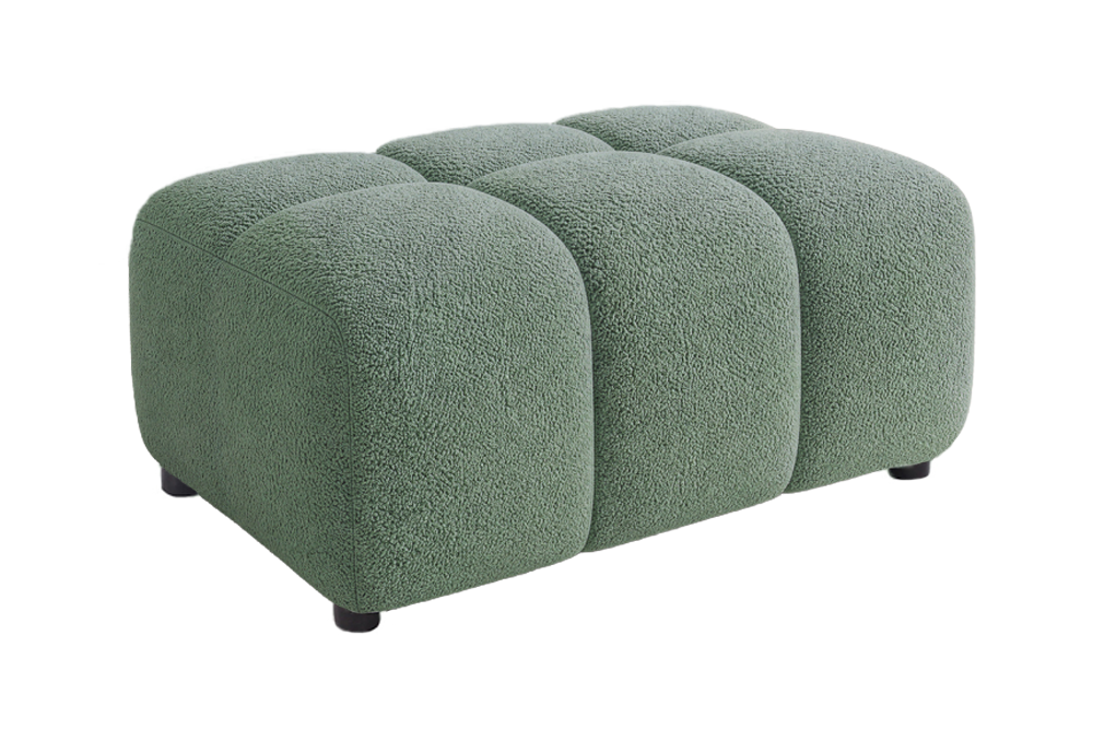 Podnóżek CLOUD 100 cm – Bouclé sage 49021