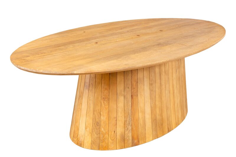 Stół jadalniany ART DECO 220 cm – owalny, drewno mango i akacja 47608