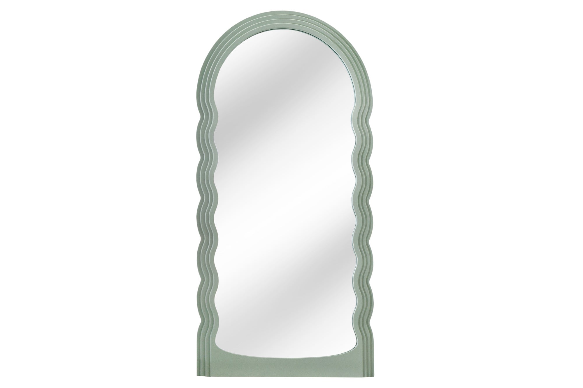 Lustro ścienne WAVE 160 cm – szałwiowa zieleń 43157