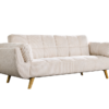 Sofa rozkładana BOUTIQUE 215 cm – 3-osobowa, sztruks beżowy 49249